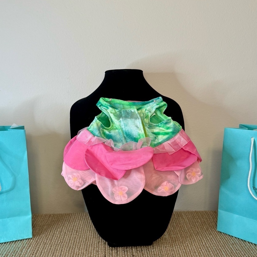 🌸Vintage Build-A-Bear Flower Ruffle Dress💐 - Picture 3 of 4